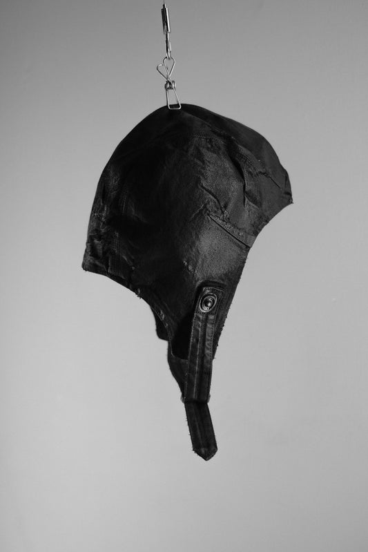 Julius F/W2025 - Coated 12oz Denim Flight Cap