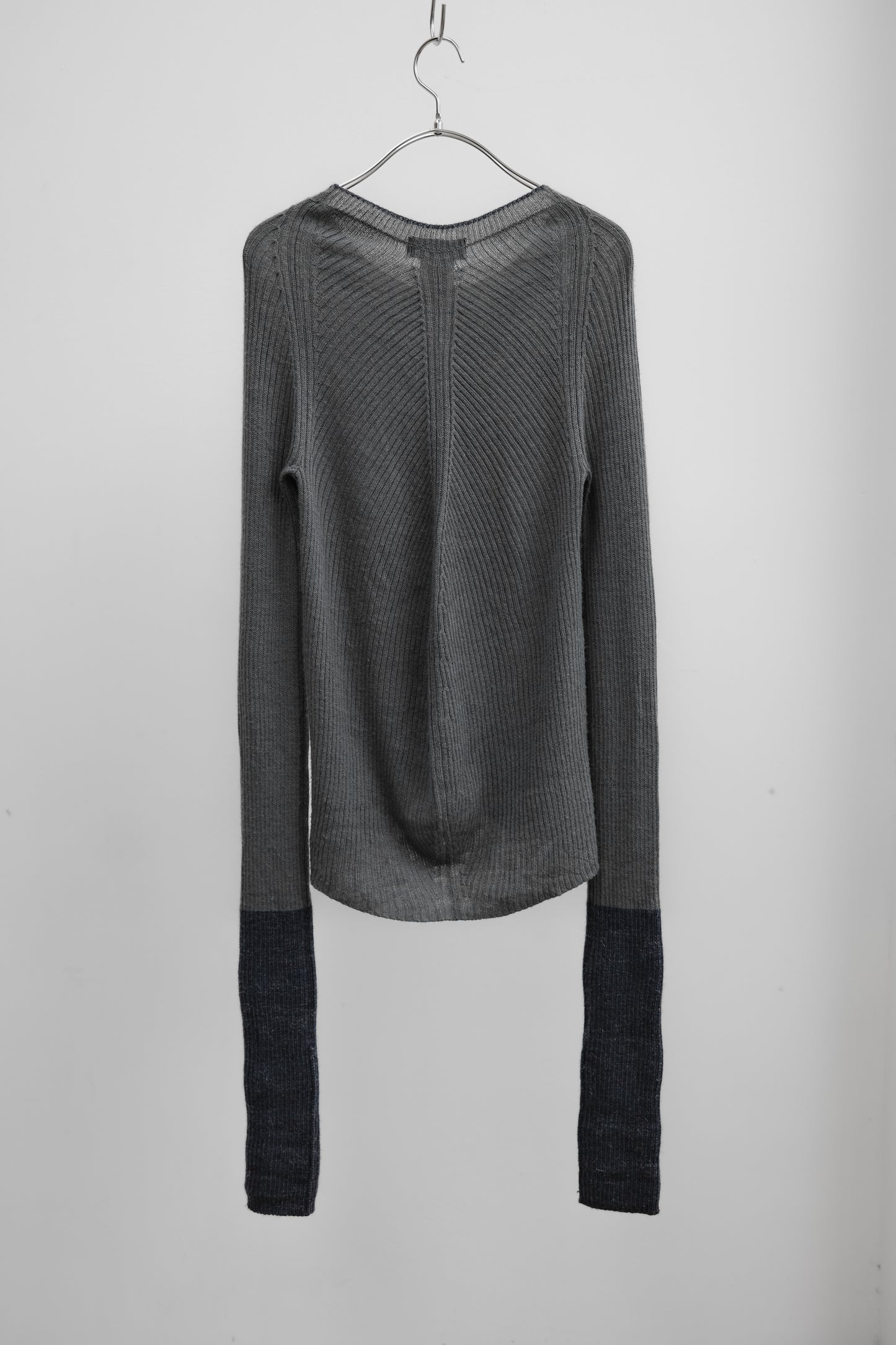 Y’s Yohji Yamamoto F/W2008 - 2-Tone Glove Sleeve Rib Knit