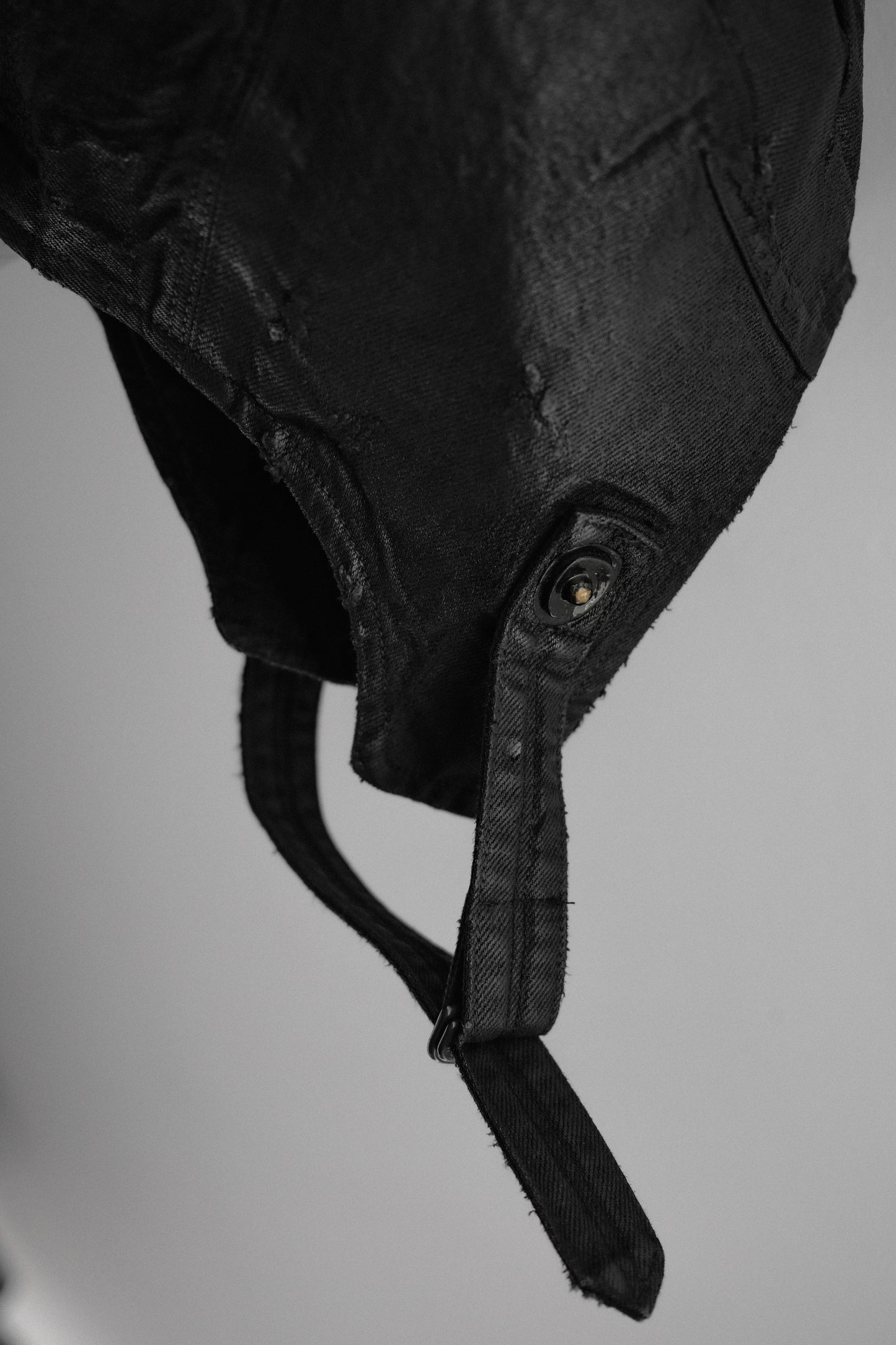 Julius F/W2025 - Coated 12oz Denim Flight Cap
