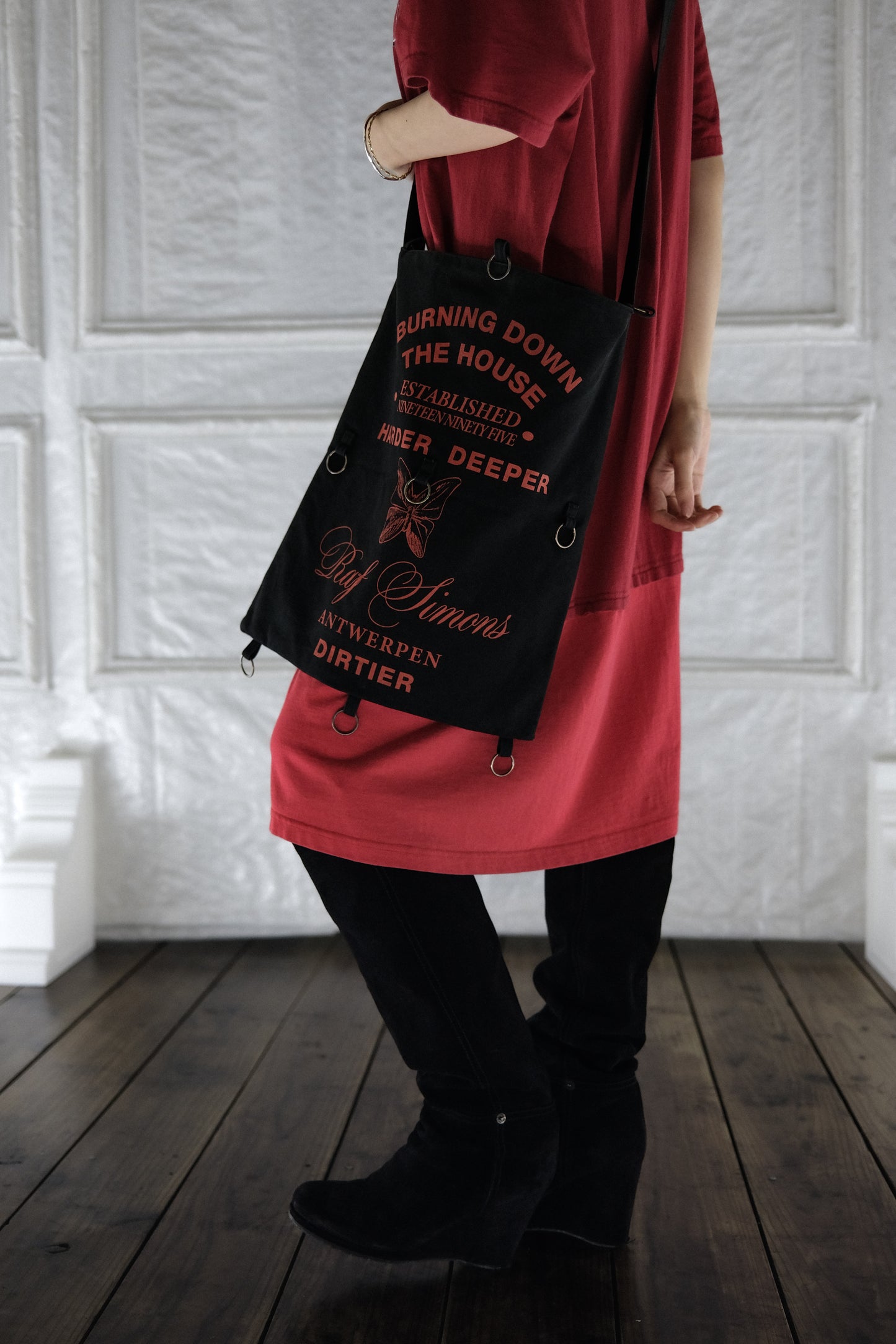 RAF SIMONS F/W2019 - Rings Printed Tote Bag