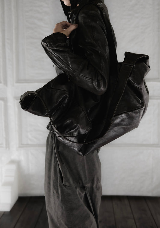Ann Demuelemeester 2010s - Leather Boston Bag