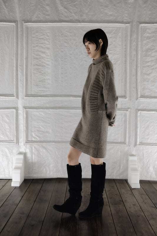 Rick Owens F/W2016 "MASTODON" - Yak Mock Neck Sweater