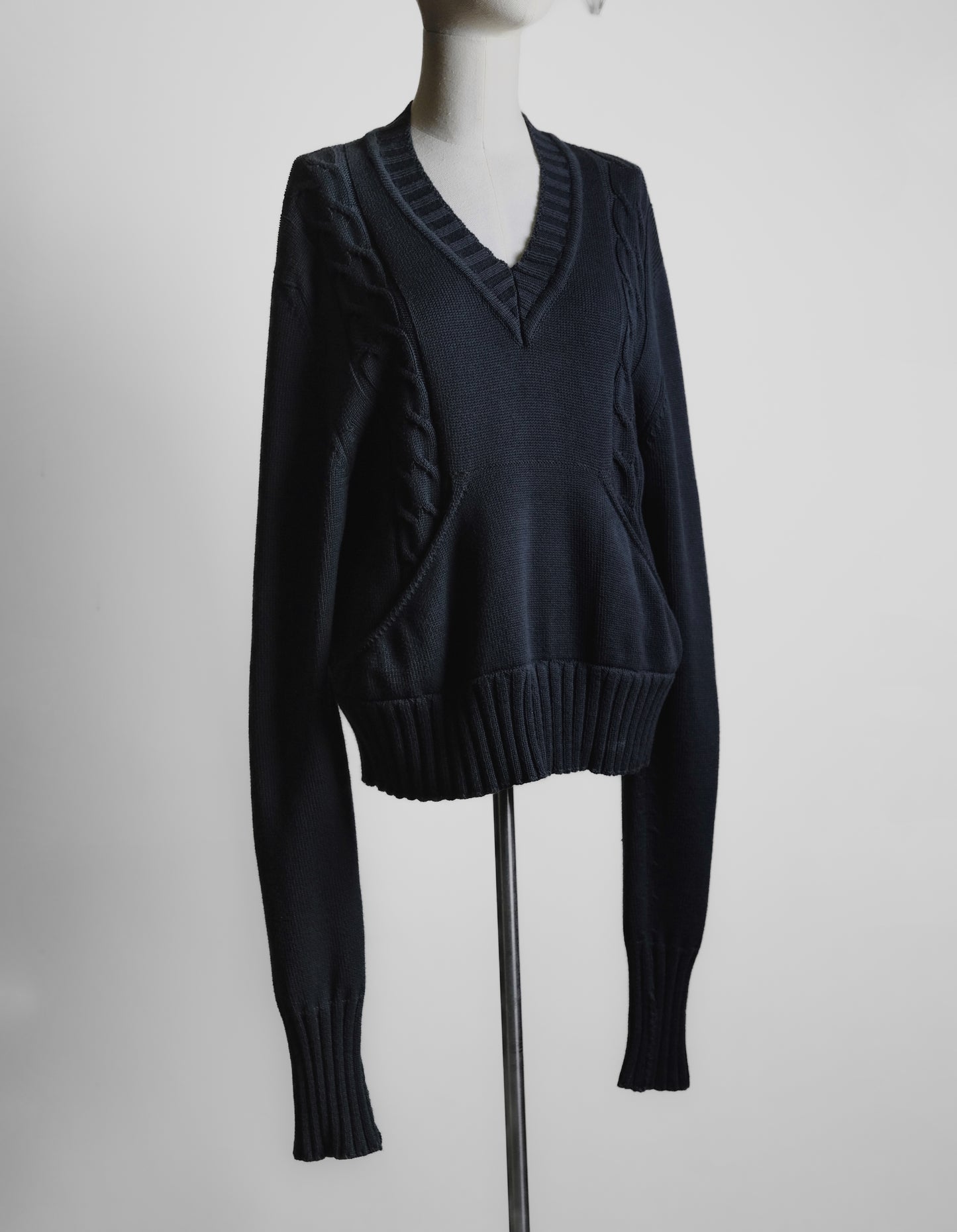 Dries Van Noten 1980-1990s - Cable Knit Sweater
