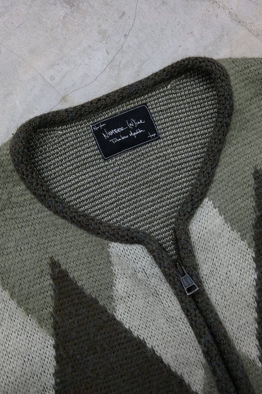 Number (N)ine F/W2008 “My Own Private Portland” - Argyle Zip Cardigan
