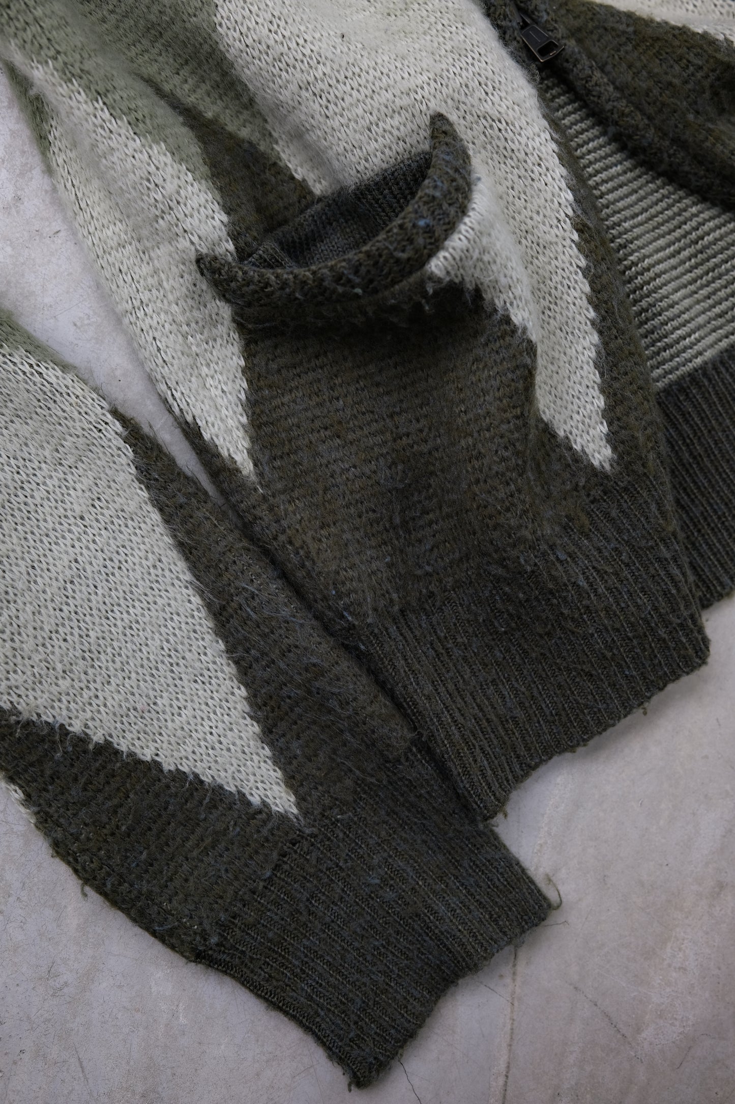 Number (N)ine F/W2008 “My Own Private Portland” - Argyle Zip Cardigan