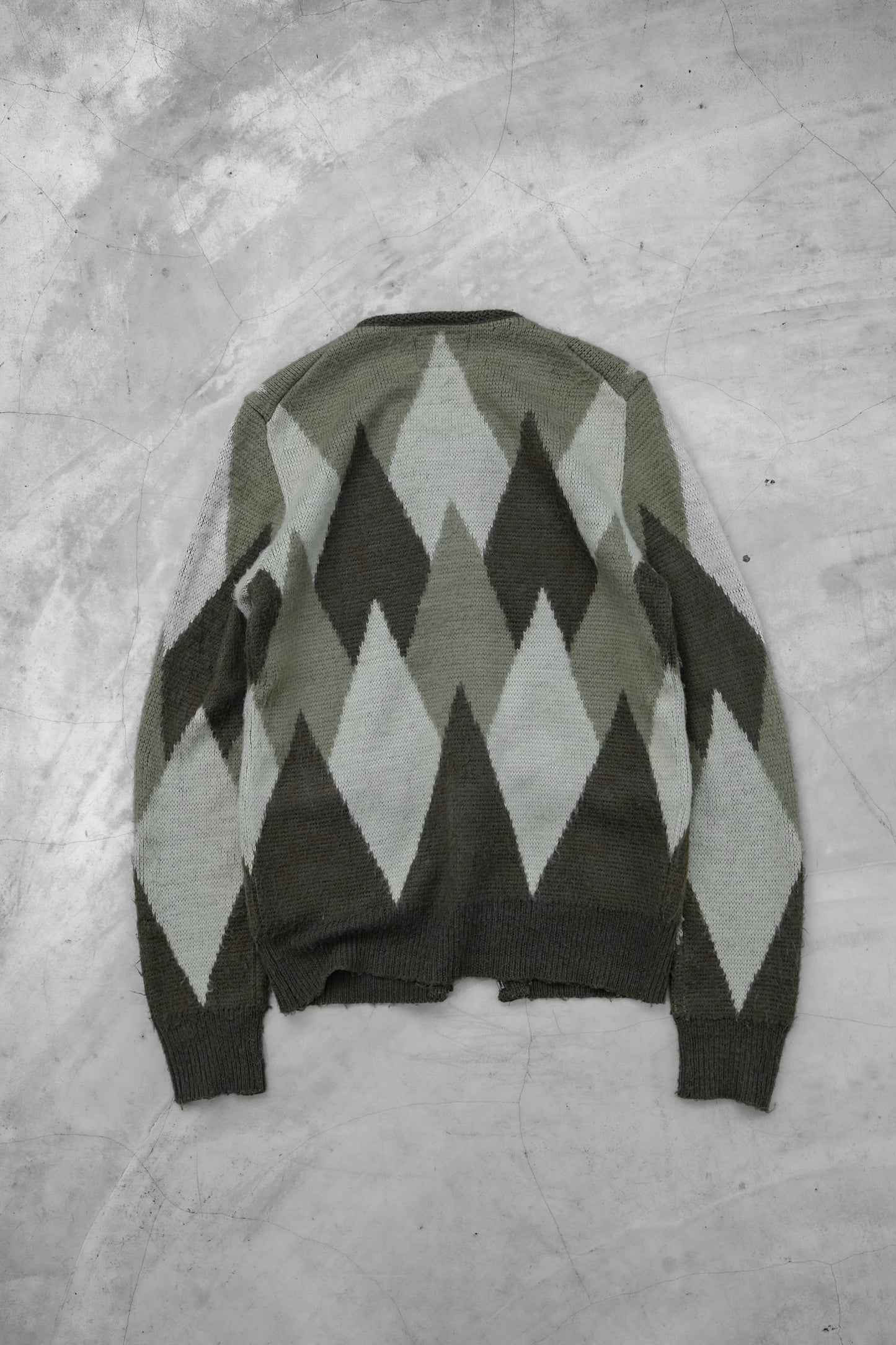 Number (N)ine F/W2008 “My Own Private Portland” - Argyle Zip Cardigan