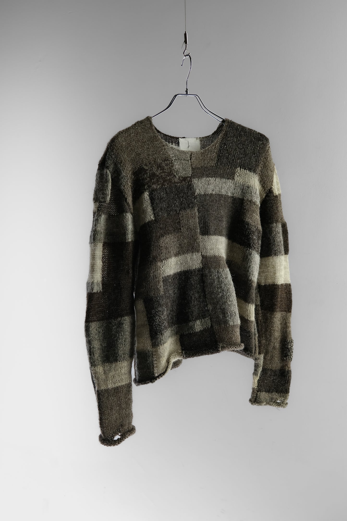 John Alexander Skelton F/W2020 CVIII - Patchwork Knit Sweater