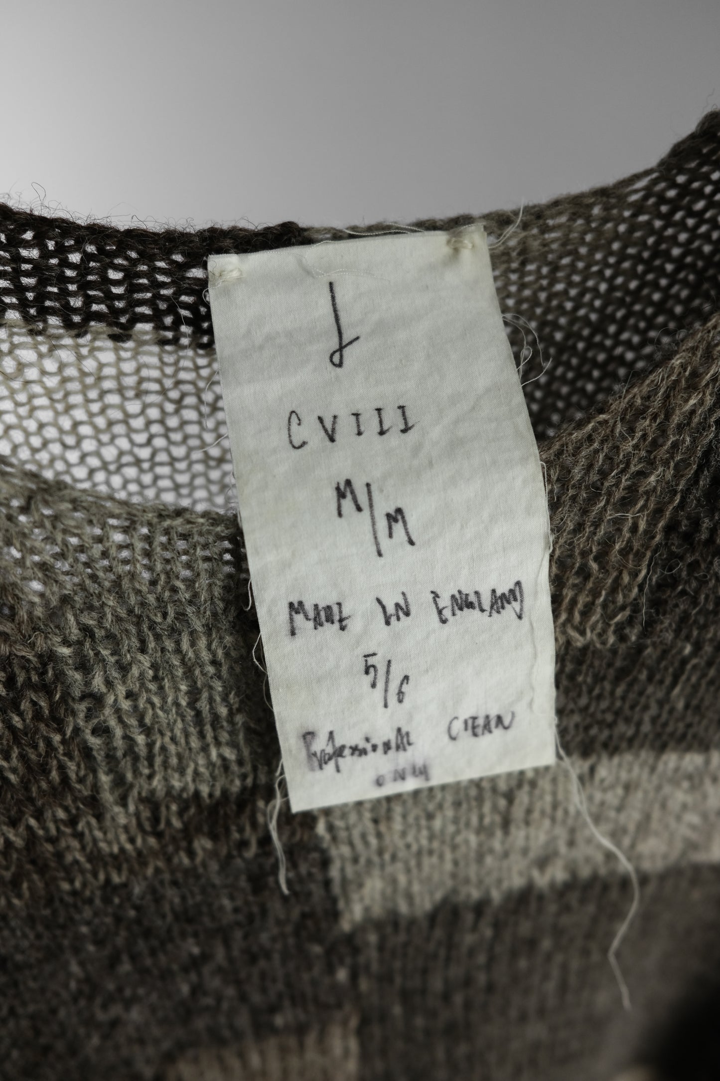 John Alexander Skelton F/W2020 CVIII - Patchwork Knit Sweater