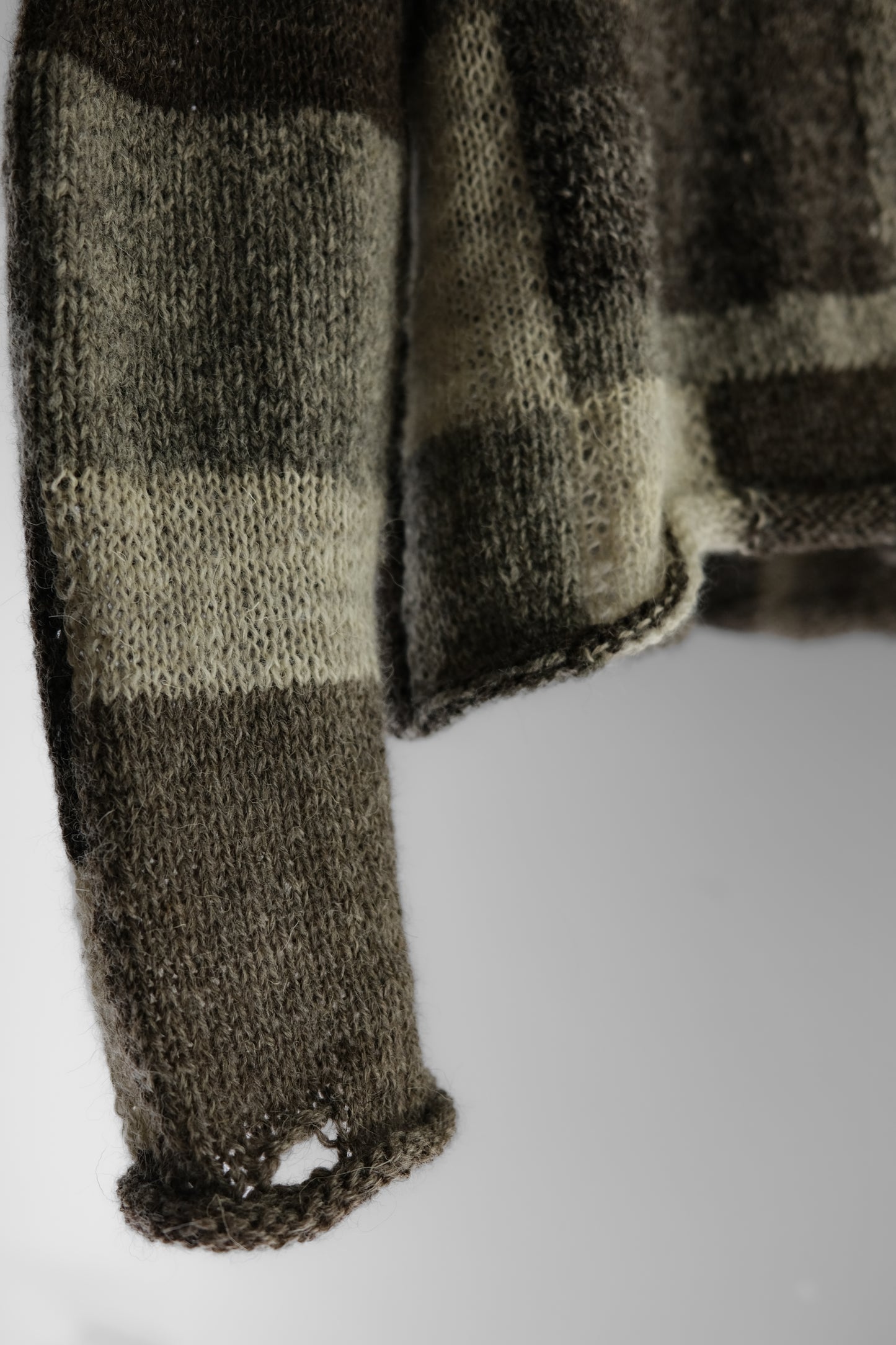 John Alexander Skelton F/W2020 CVIII - Patchwork Knit Sweater