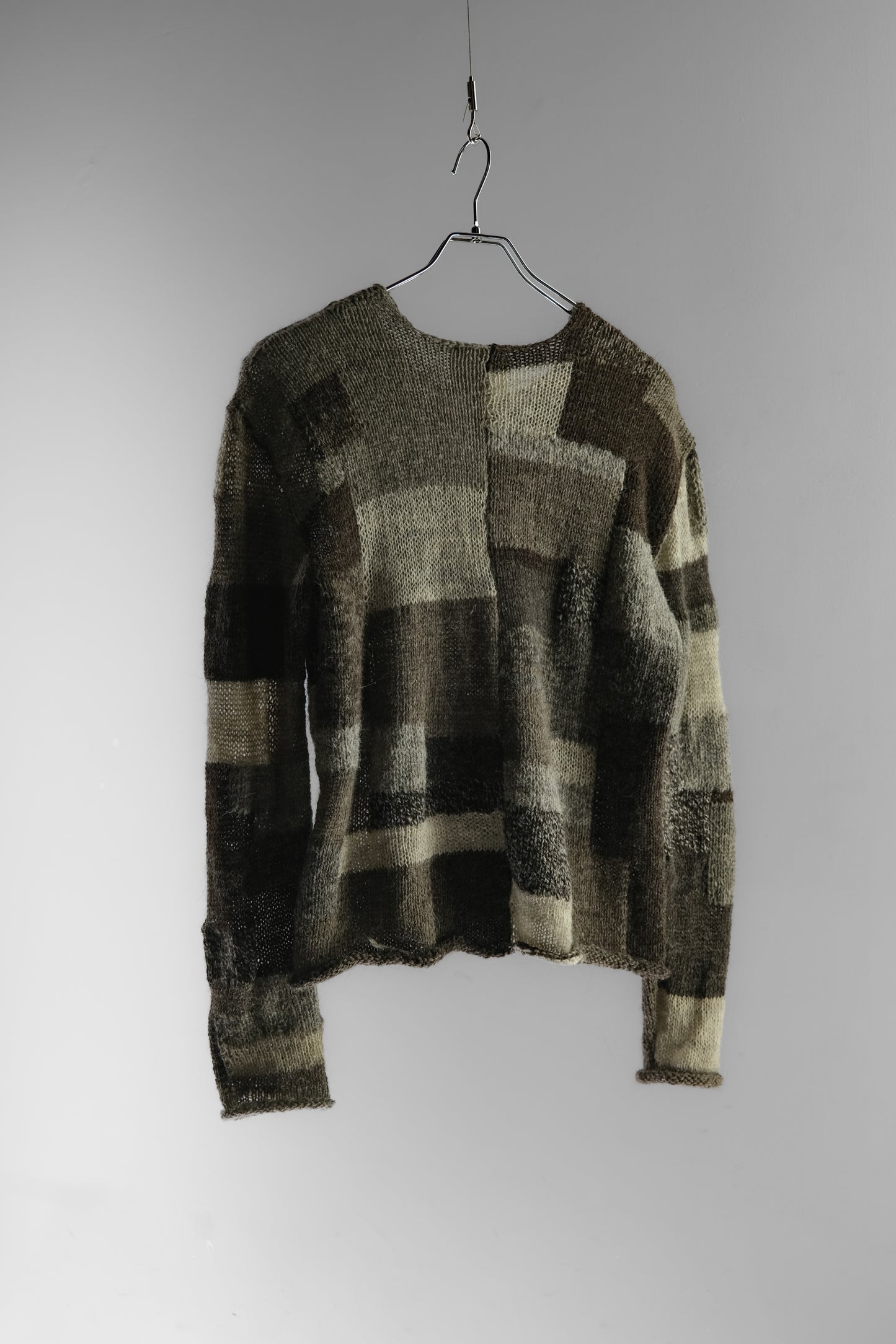 John Alexander Skelton F/W2020 CVIII - Patchwork Knit Sweater