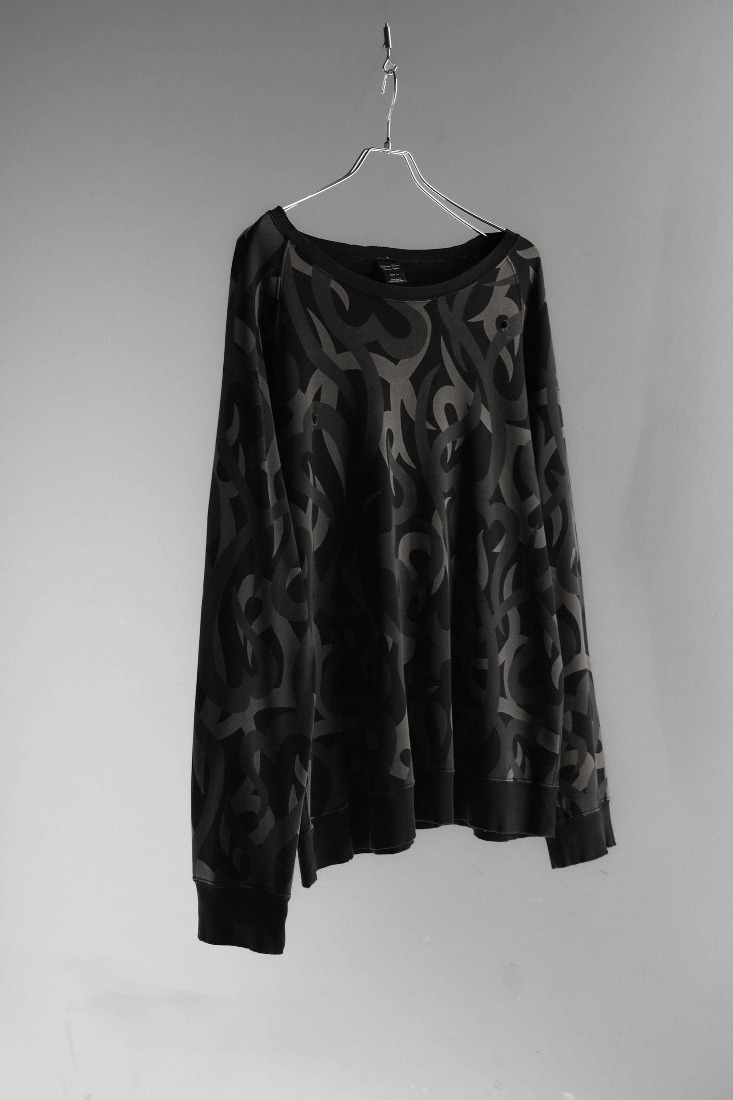 Number (N)ine F/W2004 “Give Peace a Chance” - Tribal Heart Camo Sweatshirt