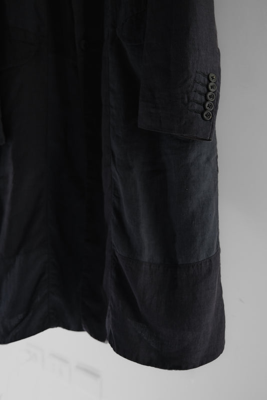 ZIGGY CHEN S/S2016 - Linen Patchwork Coat