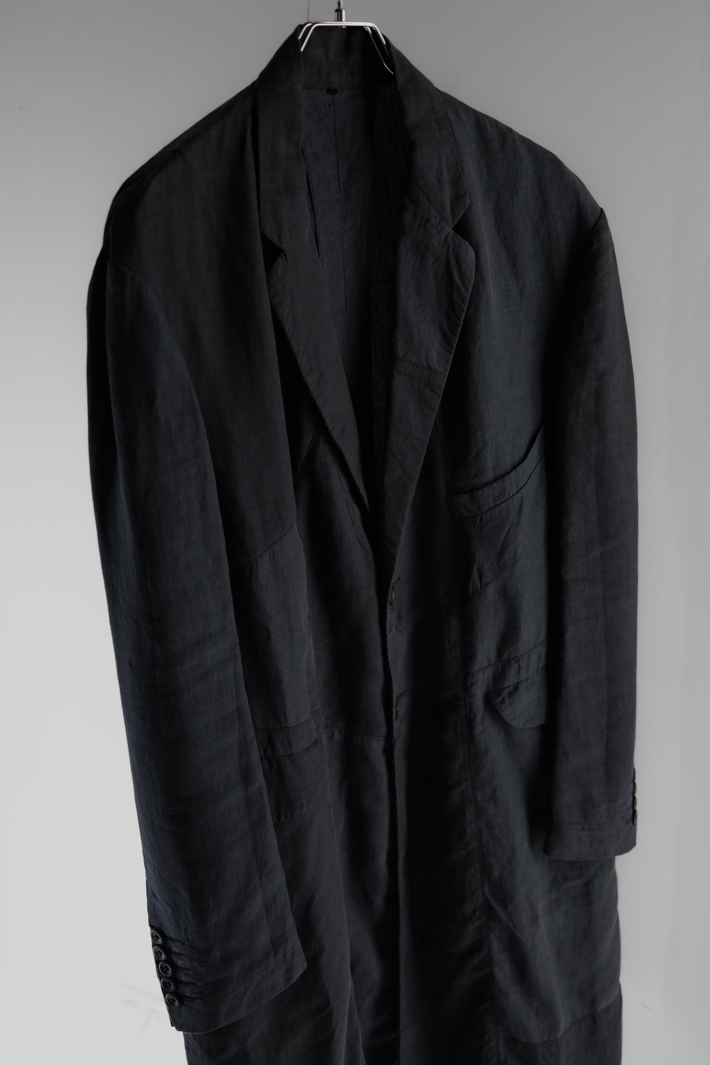 ZIGGY CHEN S/S2016 - Linen Patchwork Coat