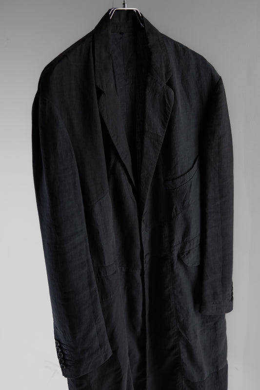 ZIGGY CHEN S/S2016 - Linen Patchwork Coat