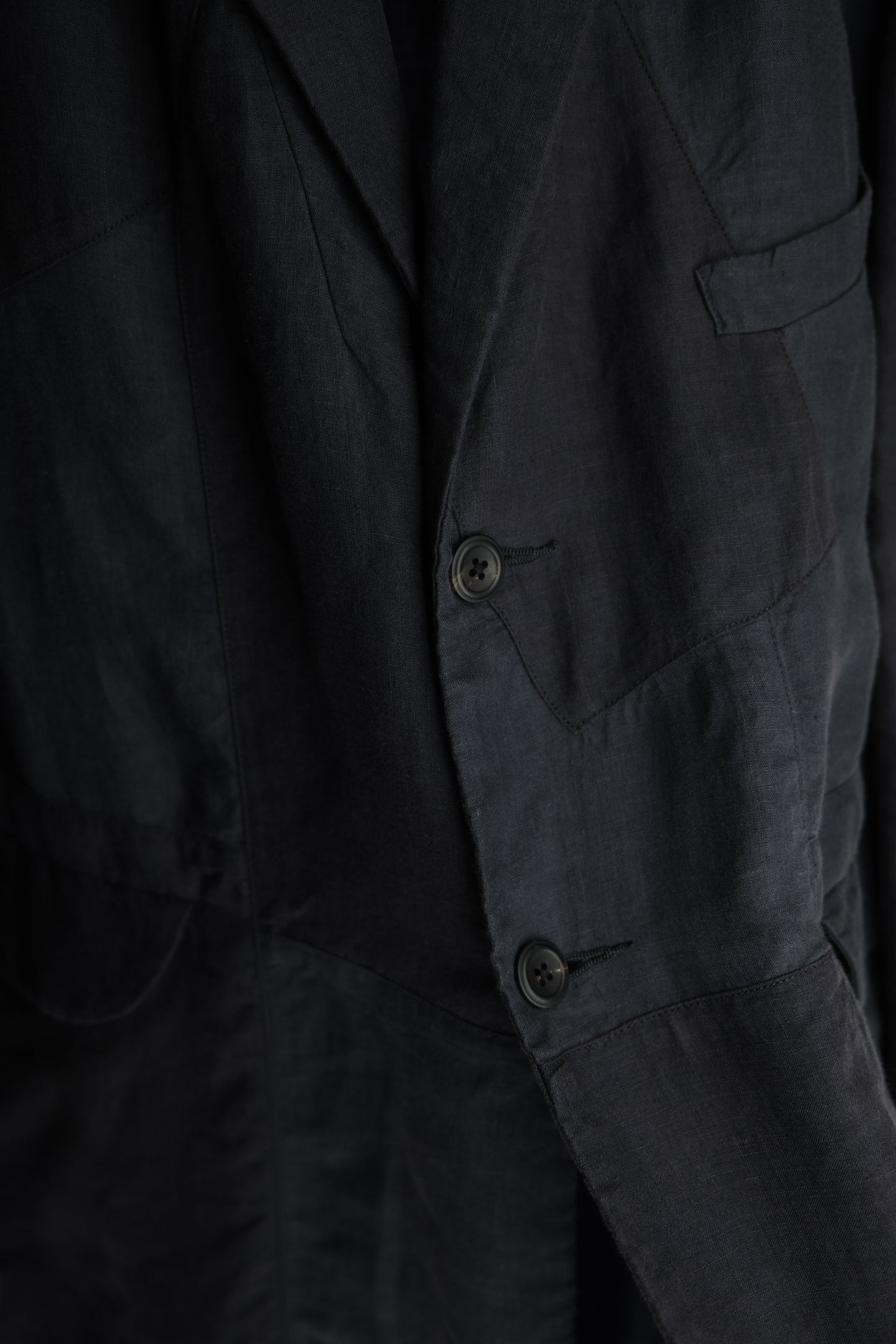 ZIGGY CHEN S/S2016 - Linen Patchwork Coat