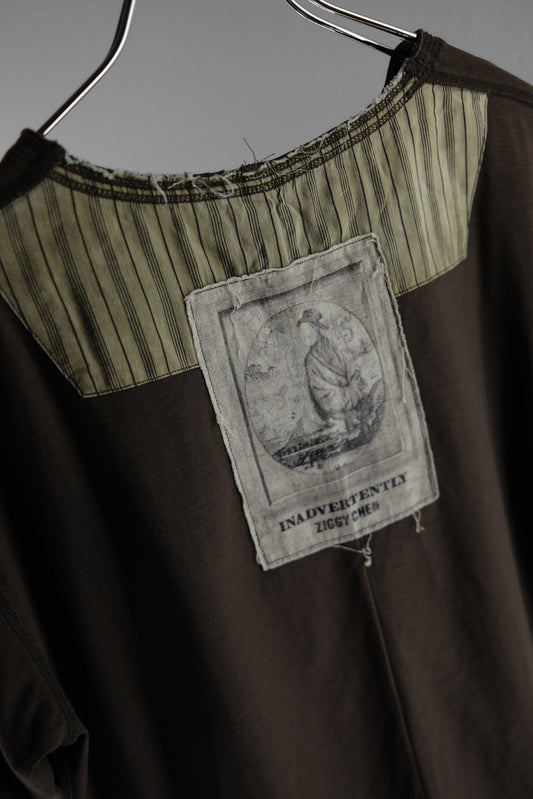ZIGGY CHEN S/S2024 - Classic Front Seam T-Shirt