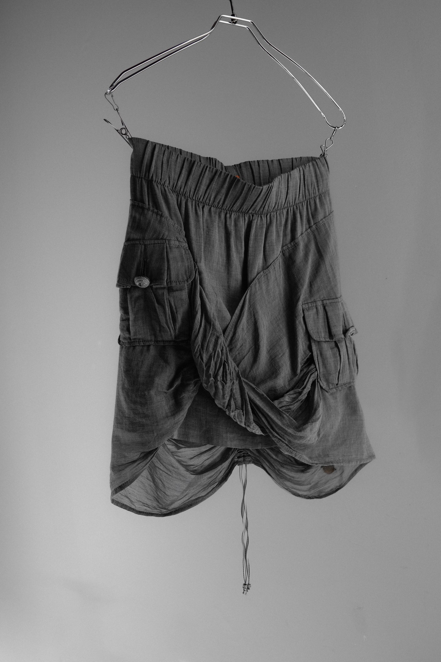 HUGO BOSS 2000s - Twist Drawstring Skirt