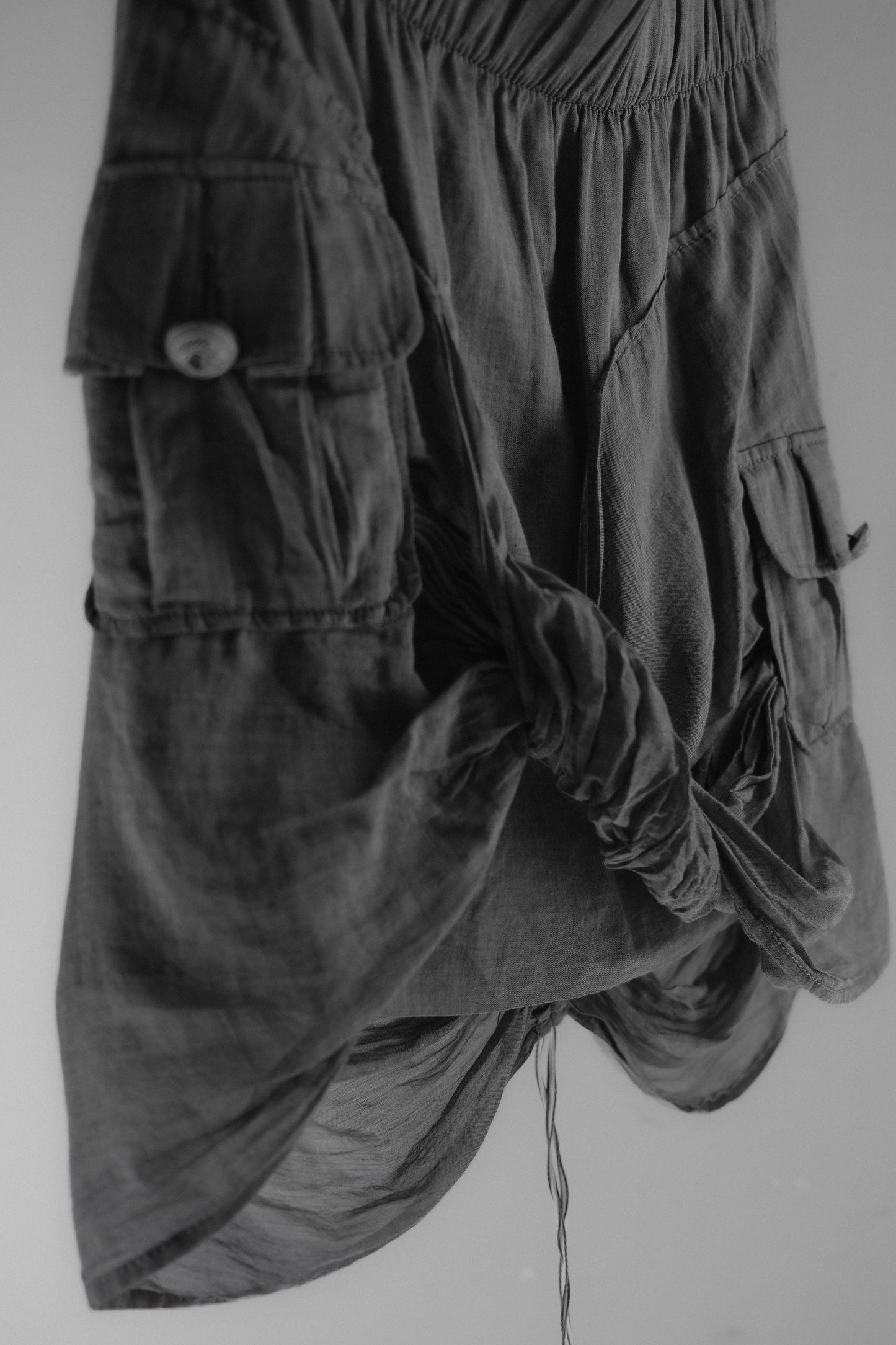 HUGO BOSS 2000s - Twist Drawstring Skirt