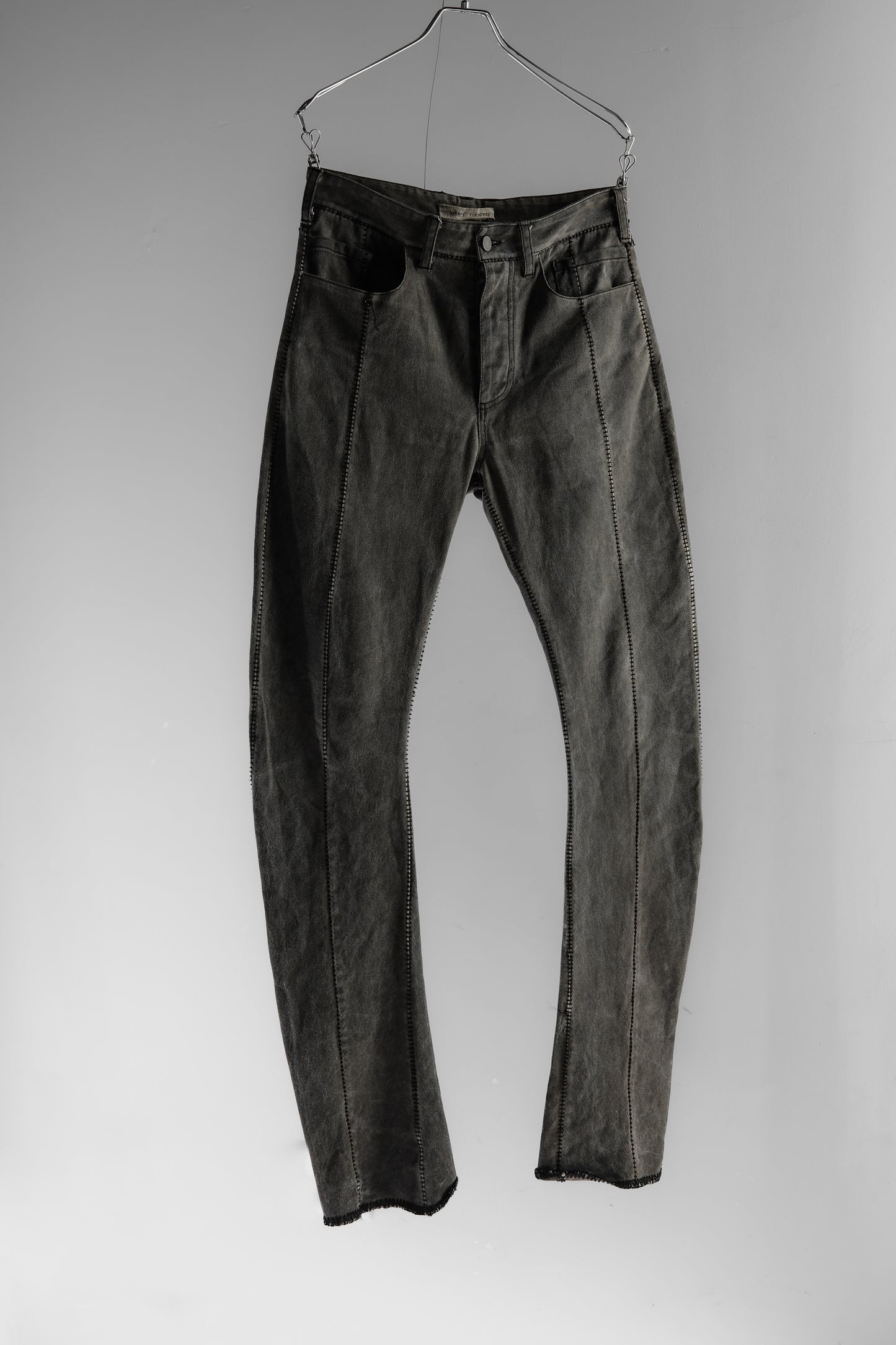 MARCEL EVERETTE - Overlock J-Cut Denim Pants