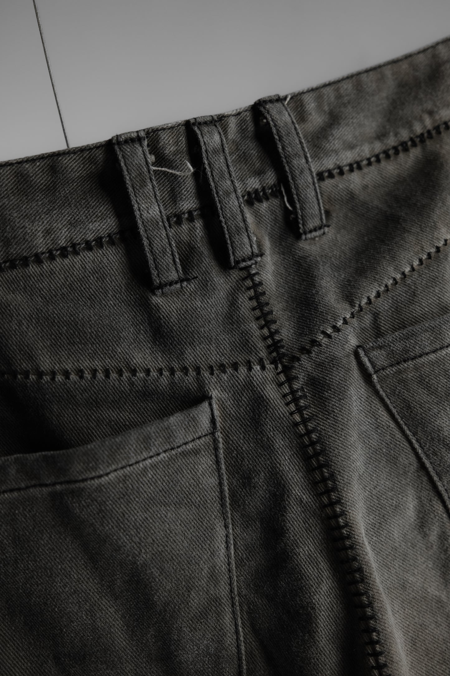 MARCEL EVERETTE - Overlock J-Cut Denim Pants