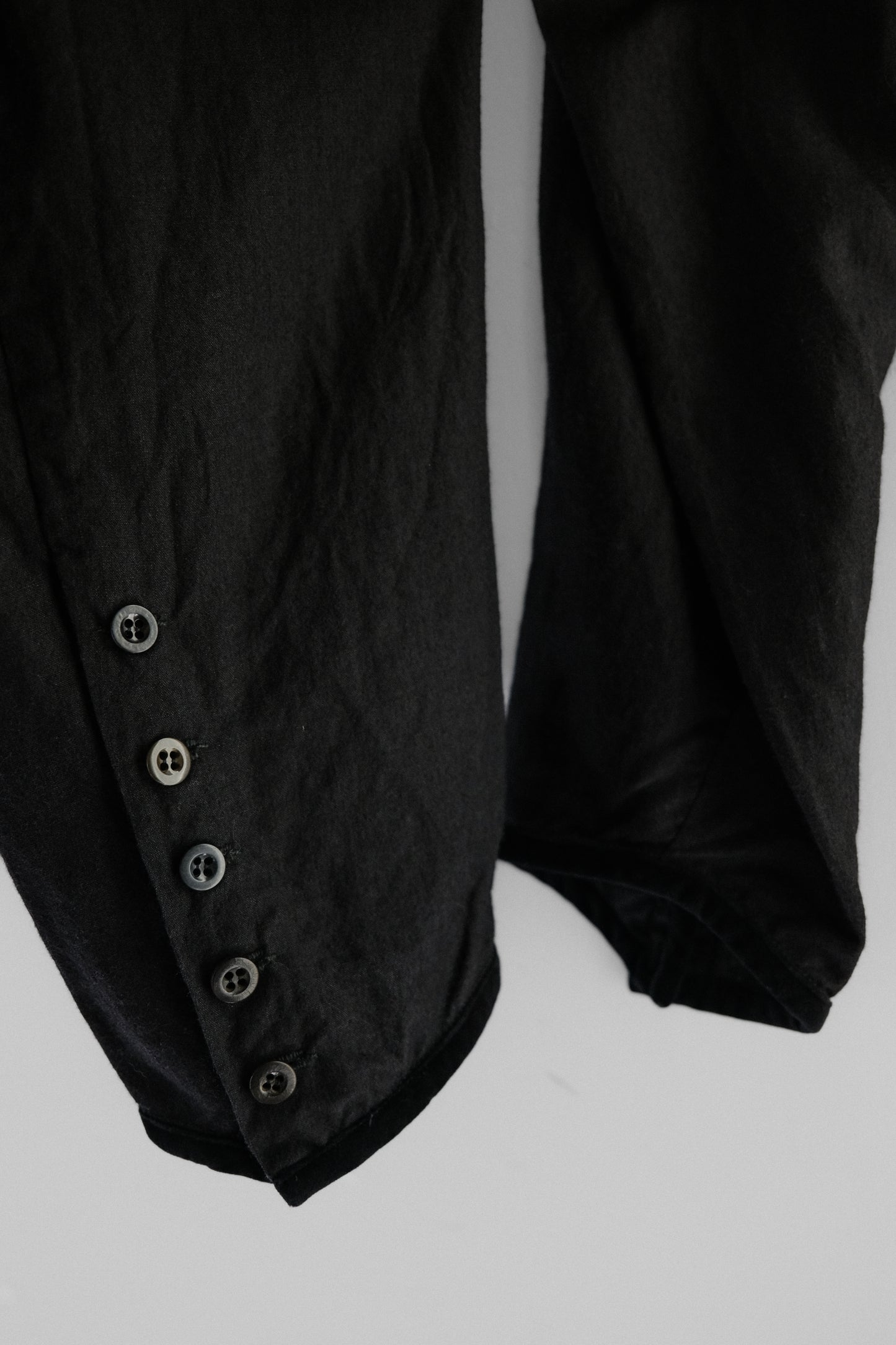ARCHIVIO J.M. Ribot - Antique Button Velvet-Trim Leg Pants