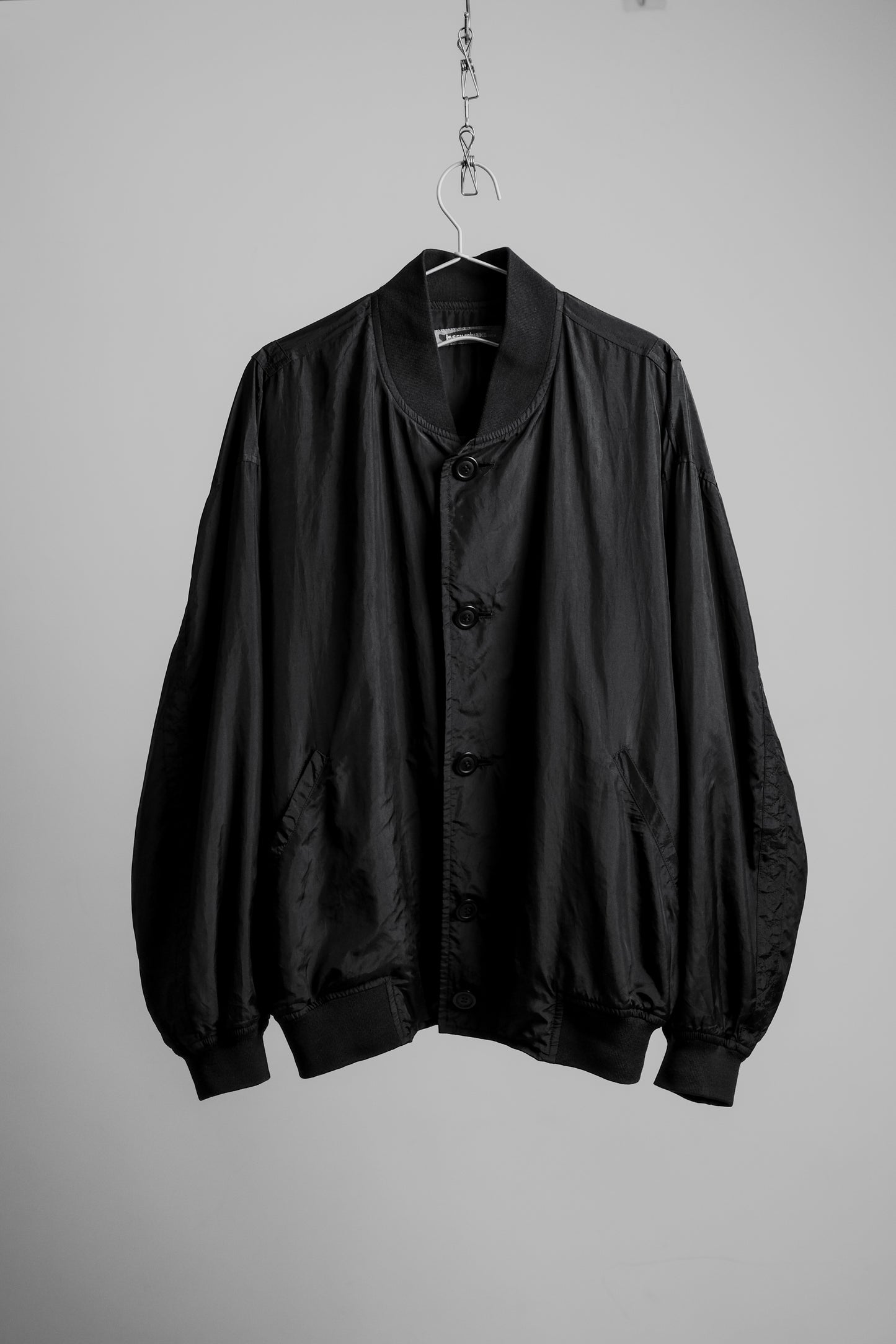 ISSEY MIYAKE MEN S/S1988 - Brush Tag Nylon Bomber Jacket