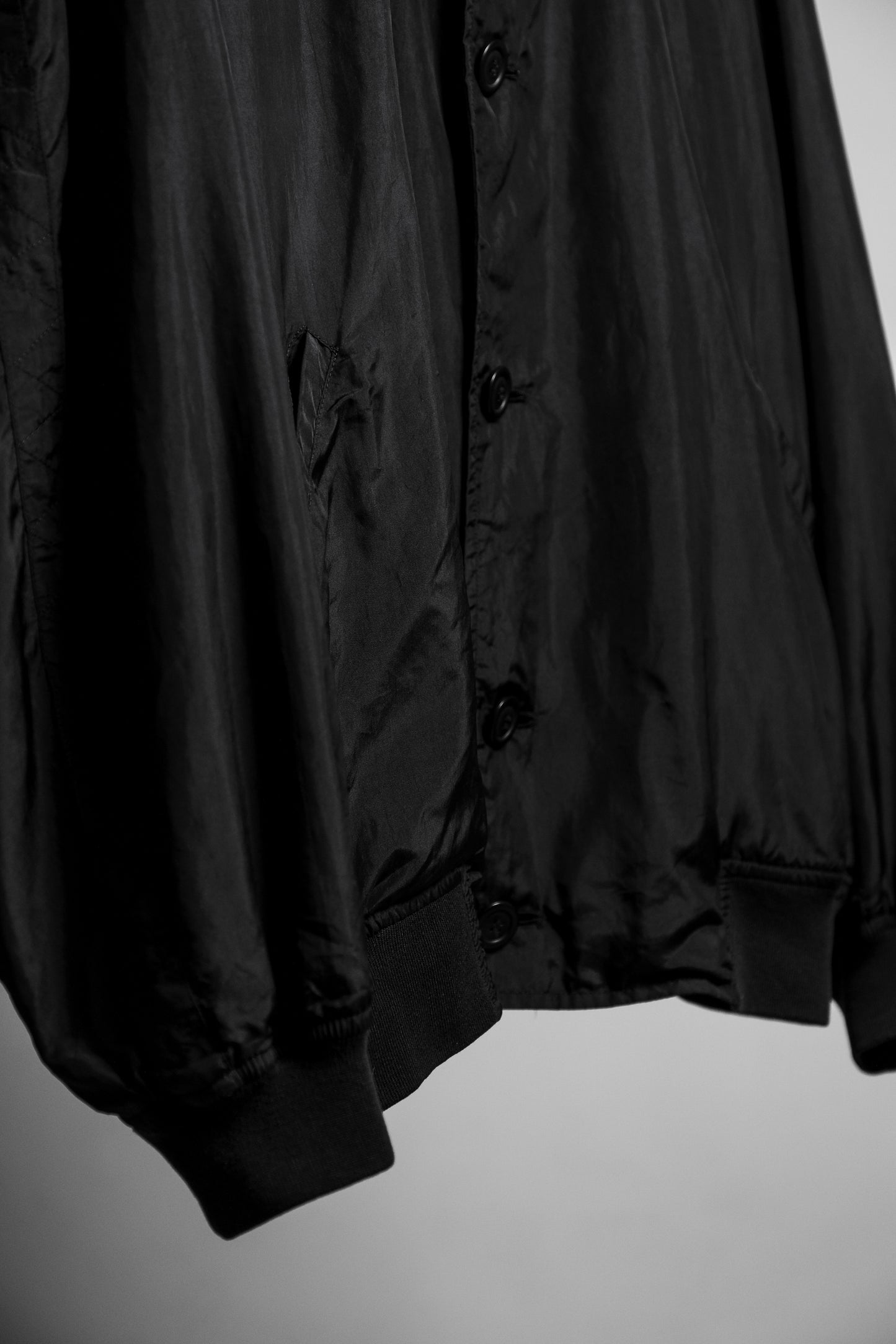 ISSEY MIYAKE MEN S/S1988 - Brush Tag Nylon Bomber Jacket