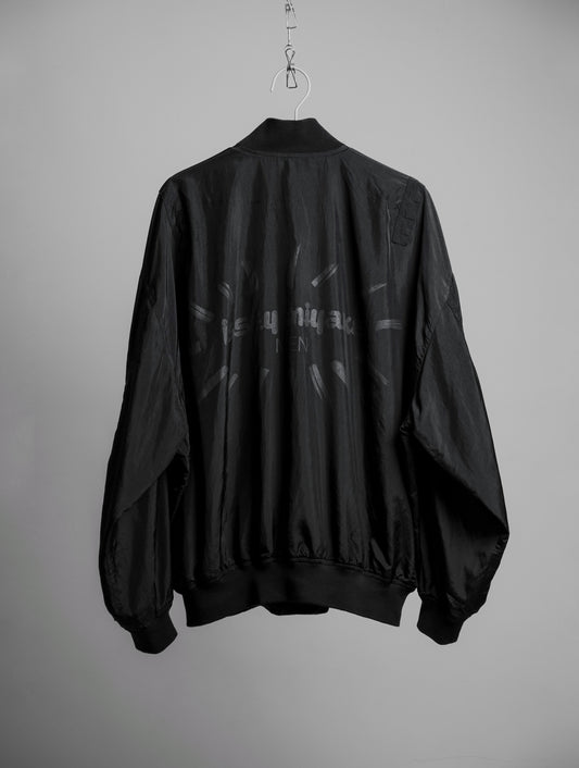 ISSEY MIYAKE MEN S/S1988 - Brush Tag Nylon Bomber Jacket