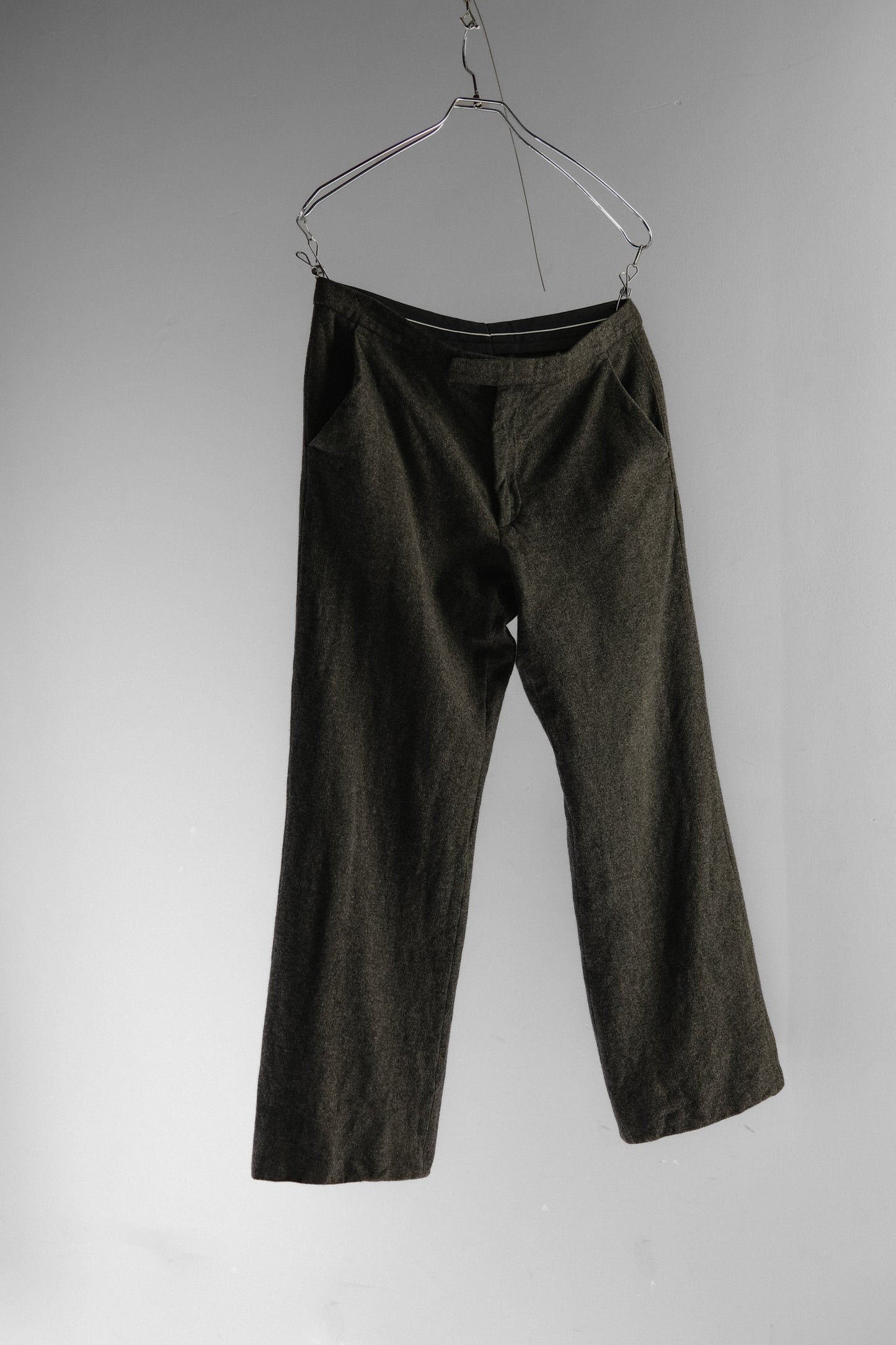 RAF SIMONS F/W2003 "Closer" - Brushed Wool Pants
