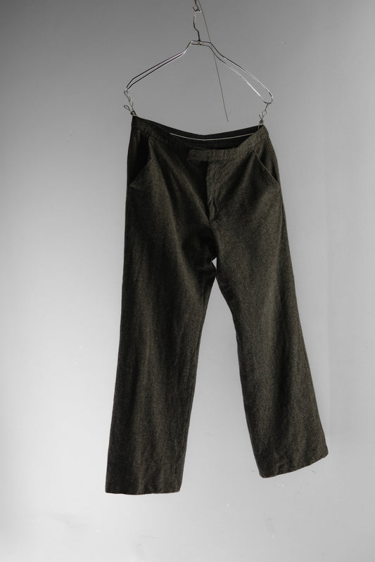 RAF SIMONS F/W2003 "Closer" - Brushed Wool Pants