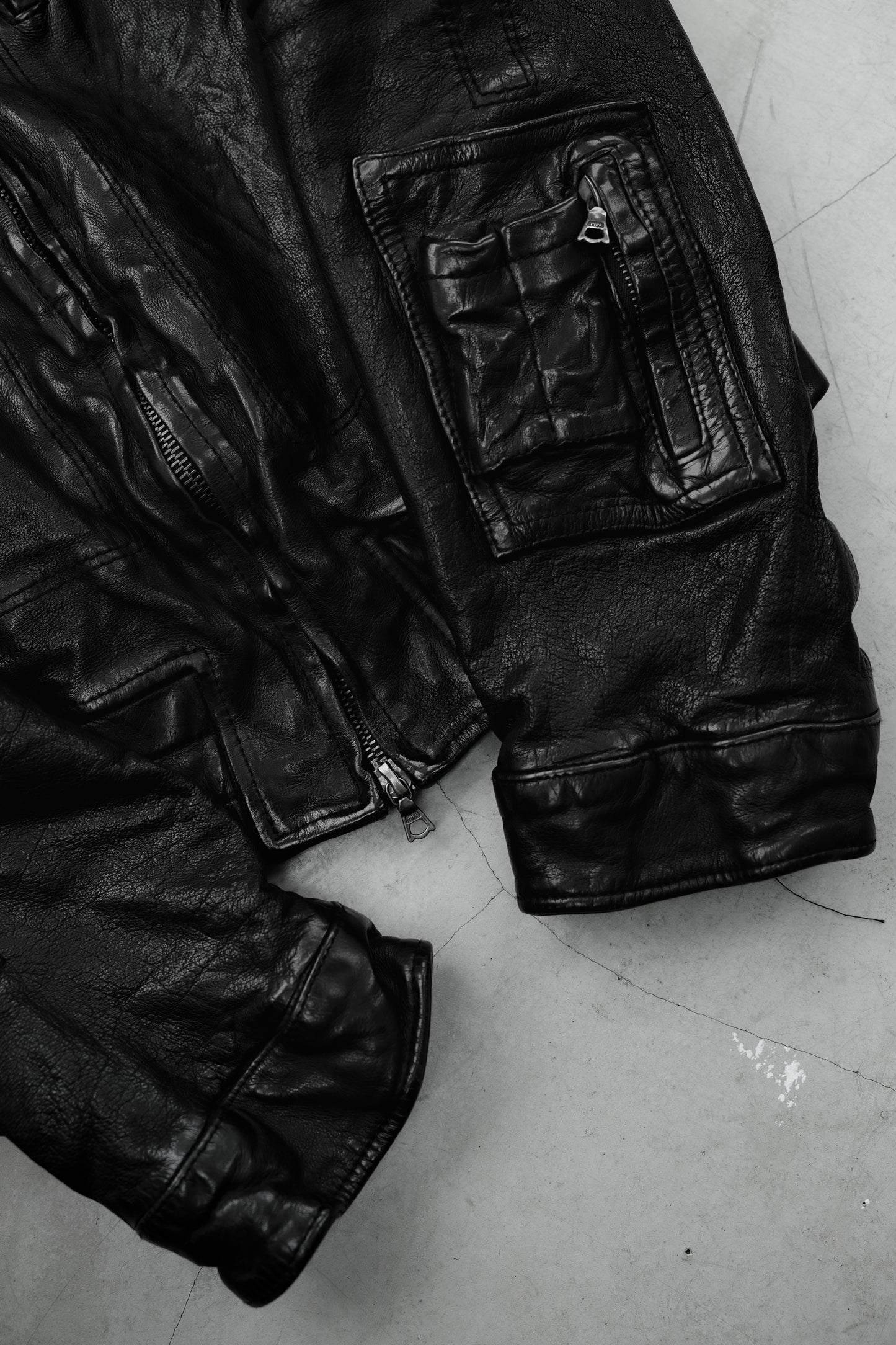 Neil Barrett 2000s - Buffalo Leather Blouson