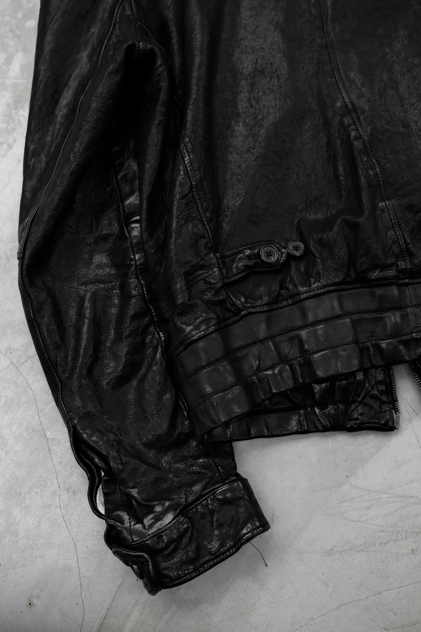 Neil Barrett 2000s - Buffalo Leather Blouson