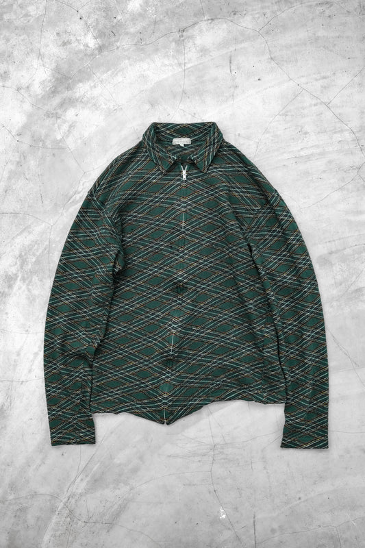 COMME des GARÇONS HOMME A/W2003 田中啓一時期 - Diagonal Zip Felted Wool Blouson
