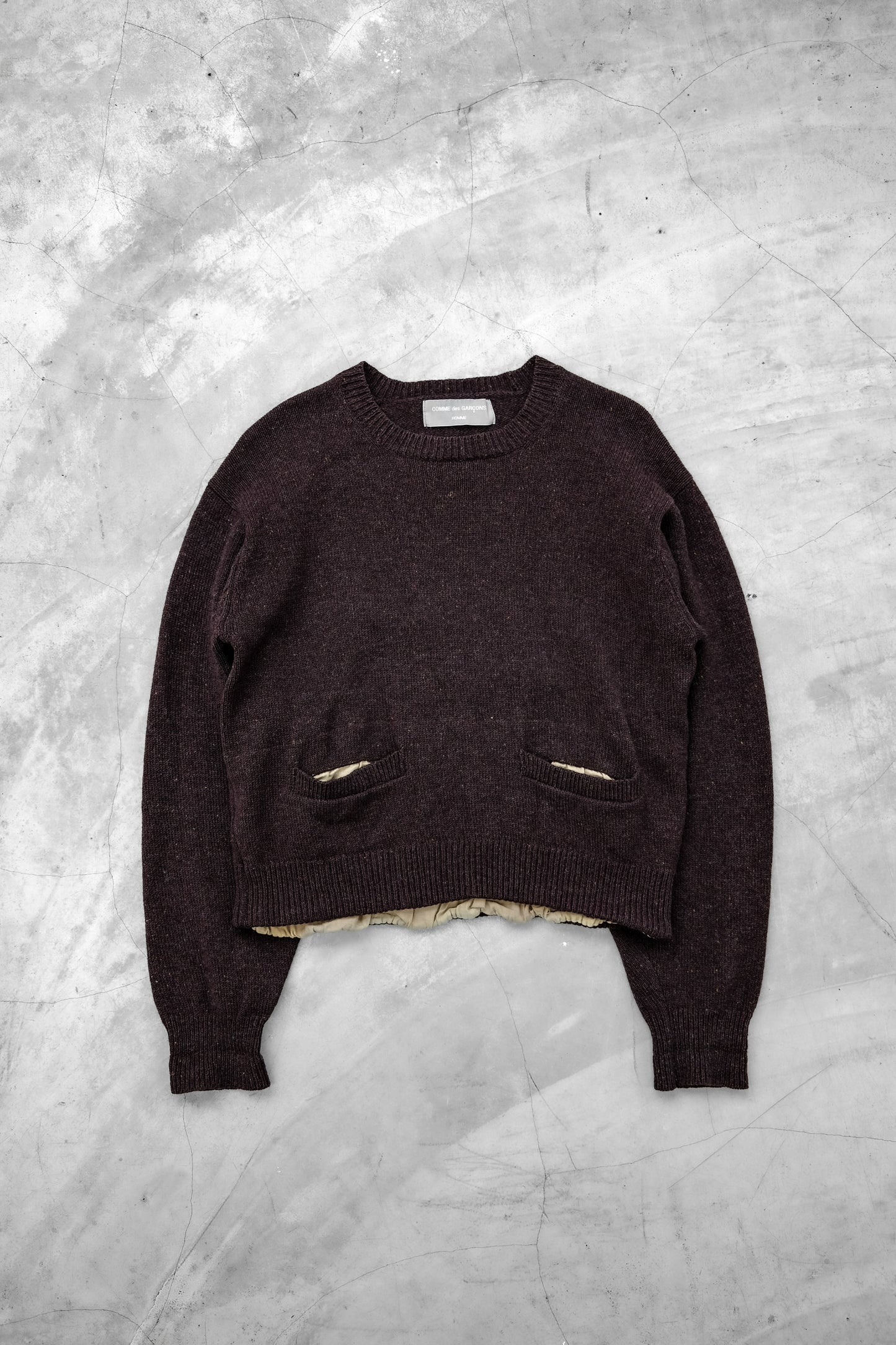 COMME des GARÇONS HOMME AD1997 田中啓一時期 - Cropped Sweater