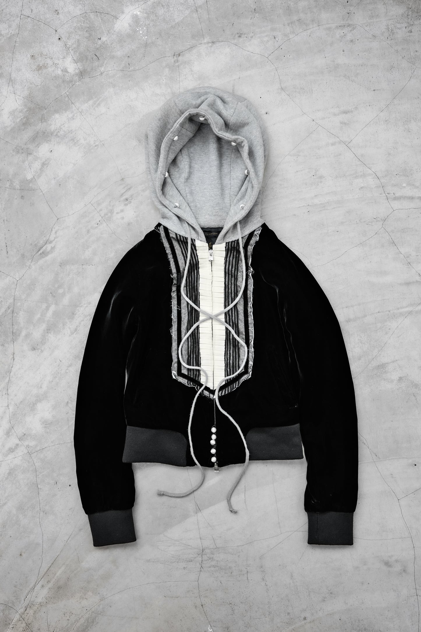 Ato Matsumoto A/W2006 - Velvet Zip Hood Jacket