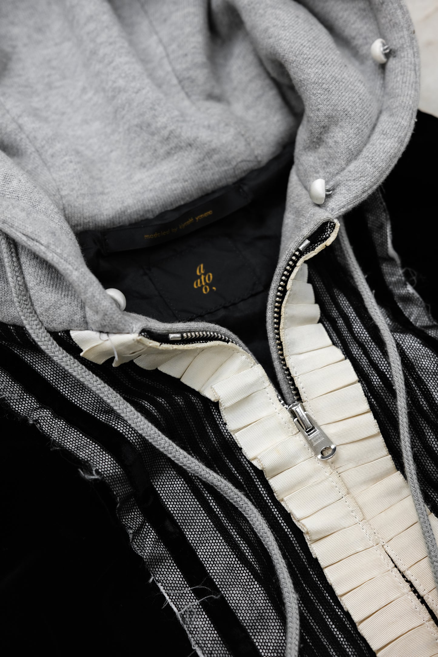 Ato Matsumoto A/W2006 - Velvet Zip Hood Jacket