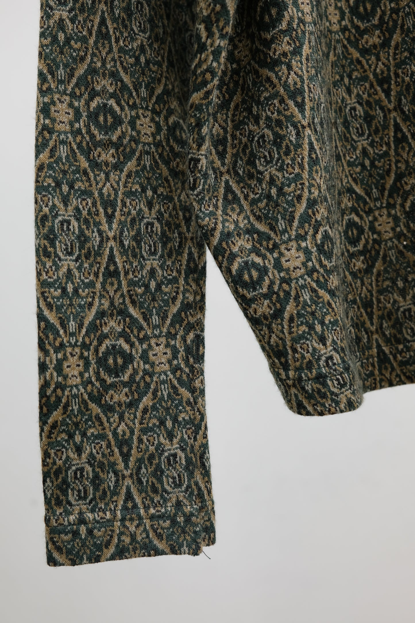 ISSEY SPORT I.S. by Tsumori Chisato 1980s - Paisley Jacquard Split Knit