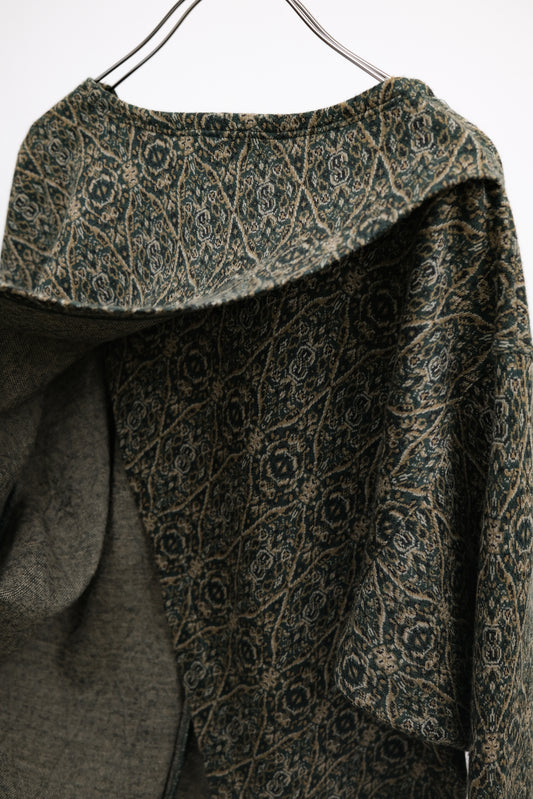 ISSEY SPORT I.S. by Tsumori Chisato 1980s - Paisley Jacquard Split Knit