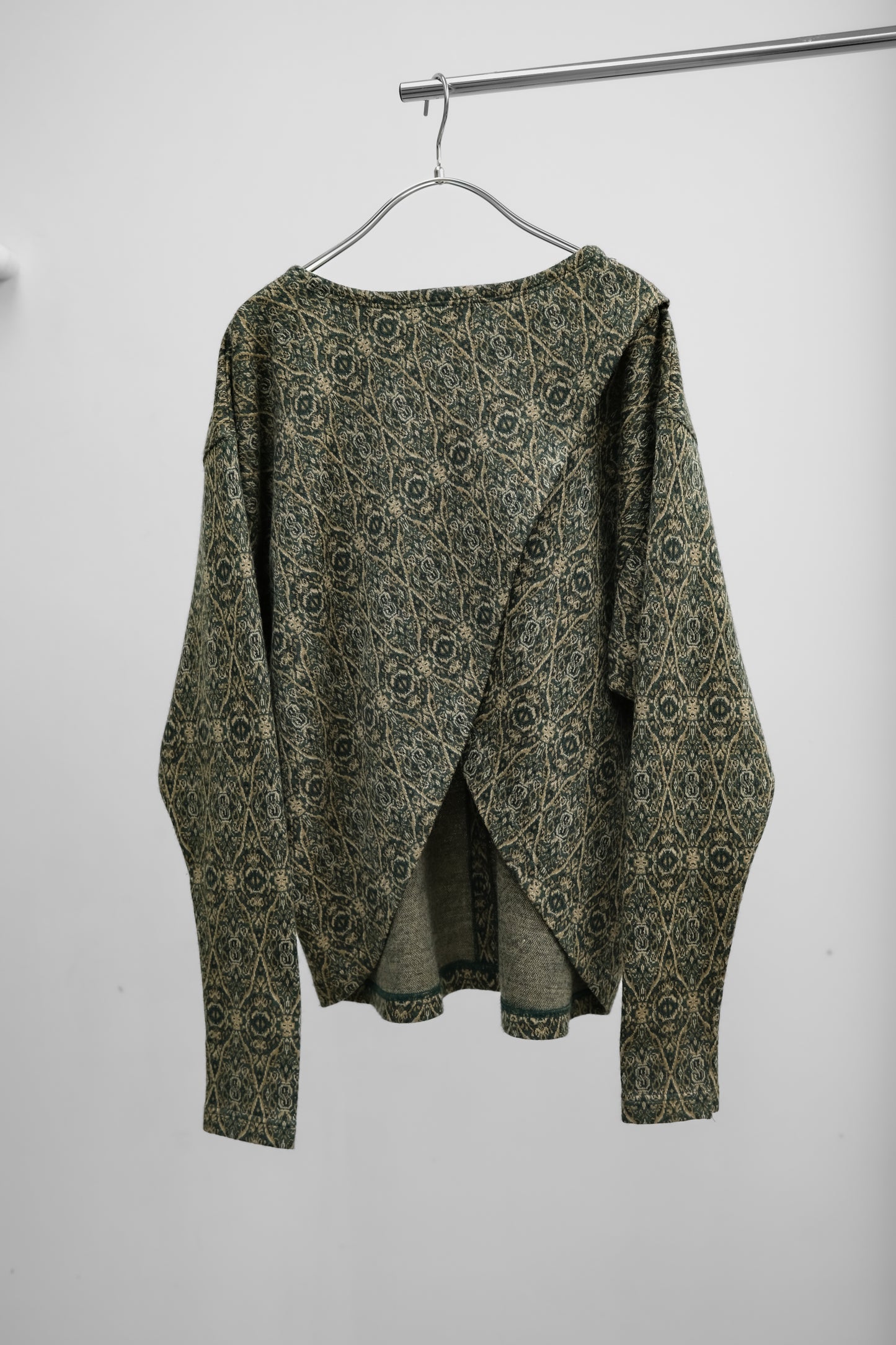 ISSEY SPORT I.S. by Tsumori Chisato 1980s - Paisley Jacquard Split Knit