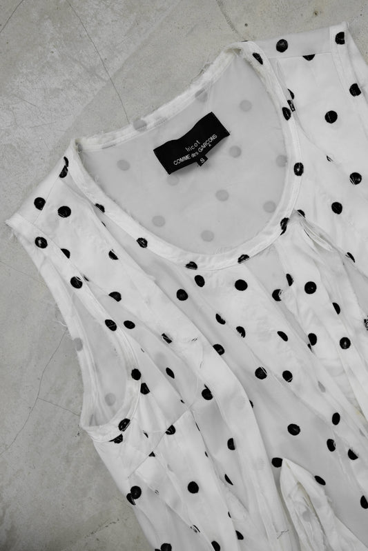 COMME des GARÇONS tricot S/S2003 - Polka Dot Fringe Vest