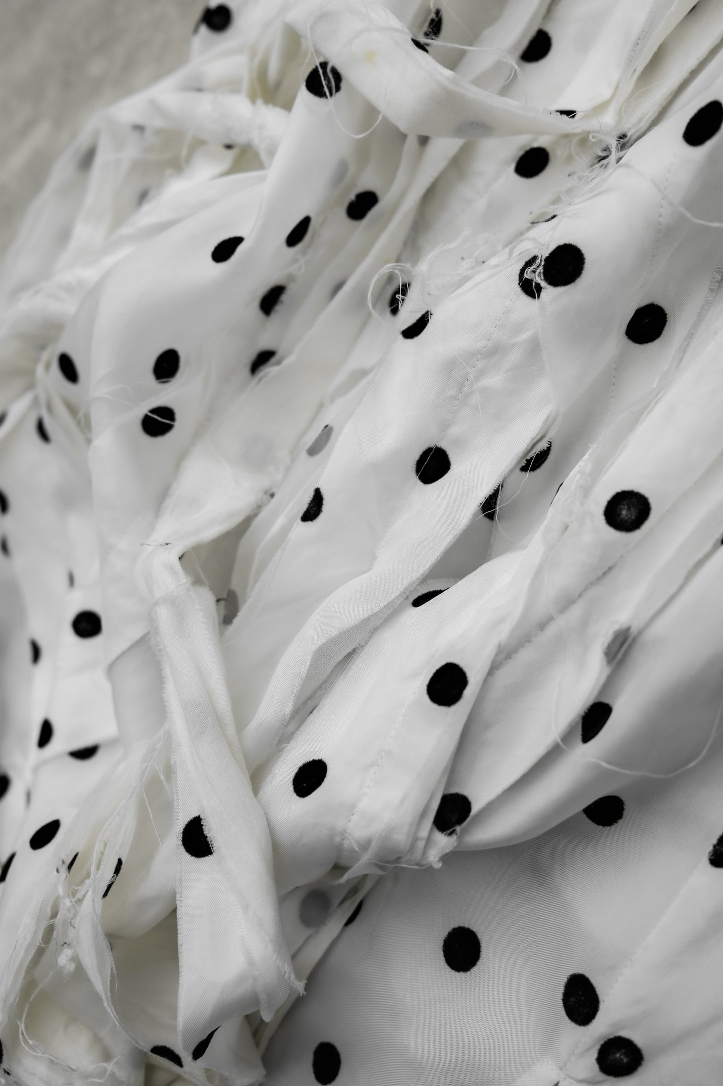 COMME des GARÇONS tricot S/S2003 - Polka Dot Fringe Vest