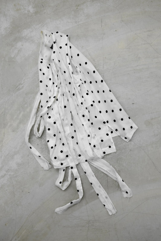 COMME des GARÇONS tricot S/S2003 - Polka Dot Fringe Vest