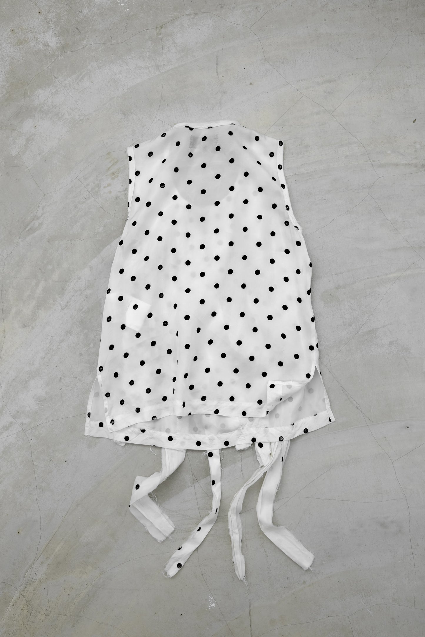 COMME des GARÇONS tricot S/S2003 - Polka Dot Fringe Vest