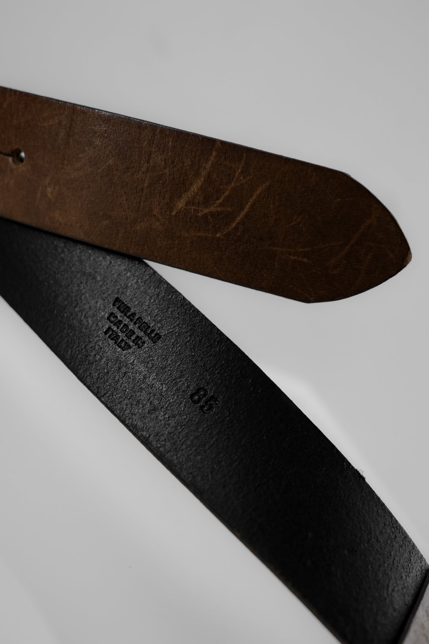 Martin Margiela ⑪ F/W2008 - Screw Buckle Leather Belt