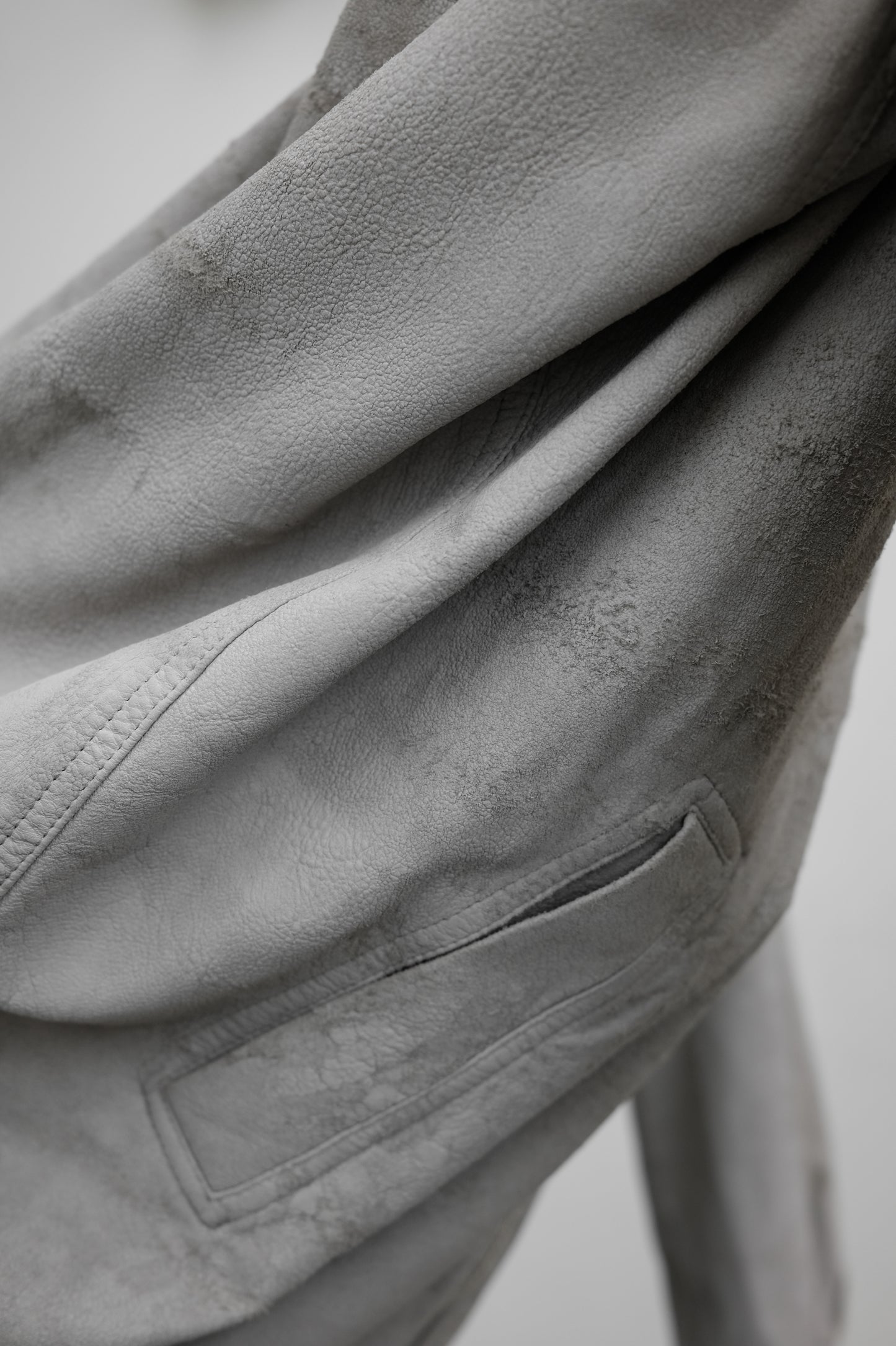 Rick Owens S/S2014 - Suede Flight Bomber