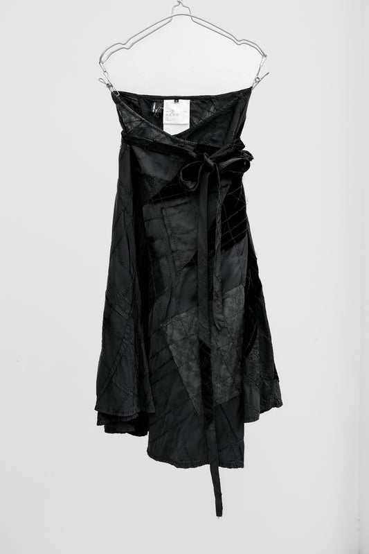 COMME des GARÇONS tricot F/W2005 - Paneled Quilted Wrap Skirt