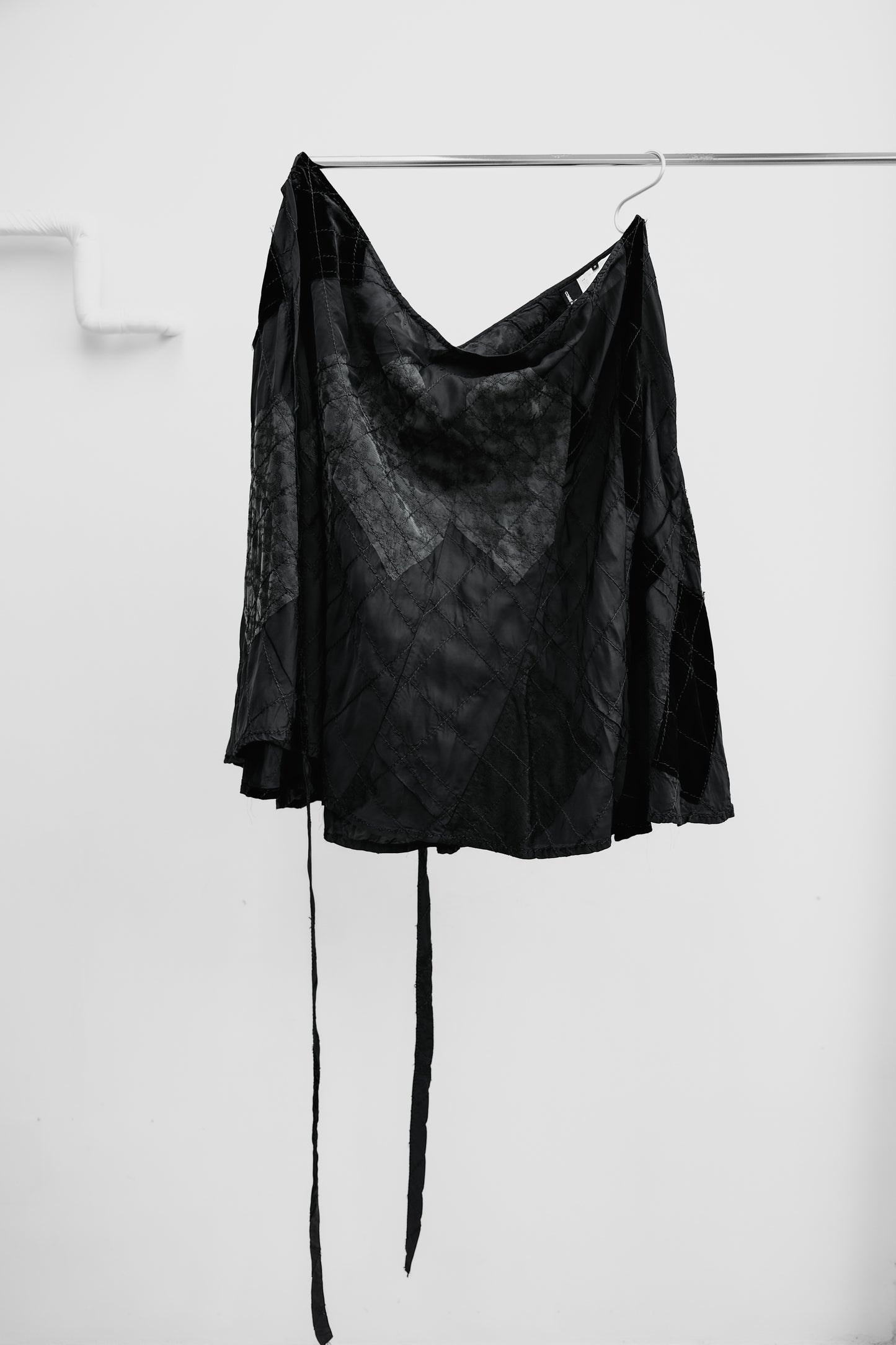 COMME des GARÇONS tricot F/W2005 - Paneled Quilted Wrap Skirt