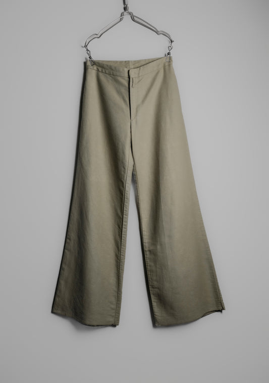 Martin Margiela ⑥ S/S2000 - Moleskin Wide Leg Trousers