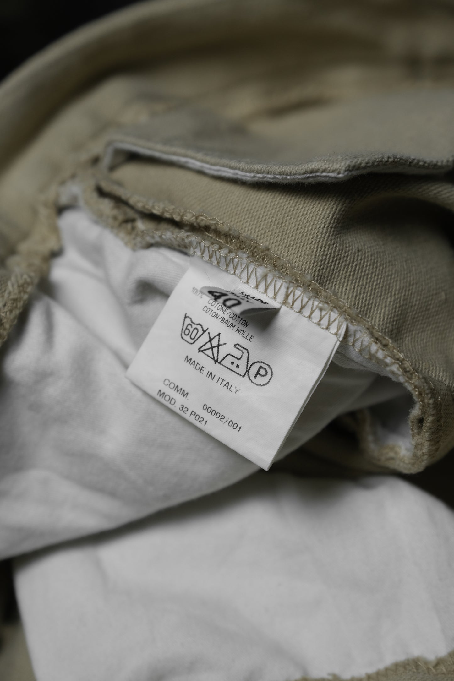 Martin Margiela ⑥ S/S2000 - Moleskin Wide Leg Trousers
