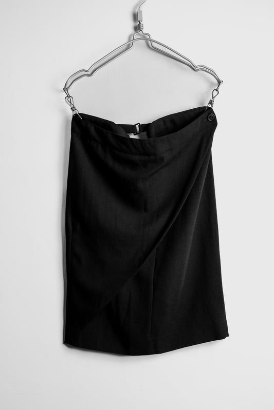 Ann Demuelemeester S/S2013本人期 - Wool Draped Skirt